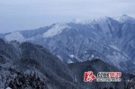 苍茫的雪峰山雪景。网络图 - 新浪湖南