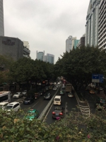 昨天，广东天气阴沉。图片来源：微博网友 - 长沙新闻网