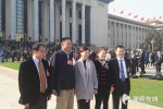 3月3日下午 辰小星在北京人民大会堂看委员入场 - 长沙新闻网
