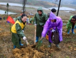 市妇联主席黄玉芳植树.jpg - 妇女联