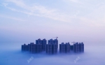 天空之城：长沙现平流雾美景 - 长沙新闻网