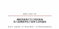 湖南省商务厅关于组织参加第六届湖南省电子商务大会的通知 - 商务厅