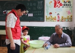 湘潭县：5岁小志愿者拨开受灾群众心上的乌云 - 湖南红网
