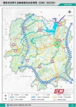 《湖南省省级生态廊道建设总体规划》布局图 - 新浪湖南