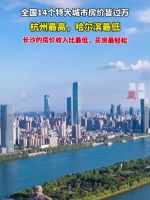 全国14个特大城市房价皆过万：杭州最高，哈尔滨最低，长沙买房最轻松 - 新浪湖南