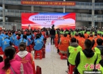 11月15日，湖南省新就业形态劳动者入会暨社保缴费服务集中行动启动。　刘曼　摄 - 新浪湖南